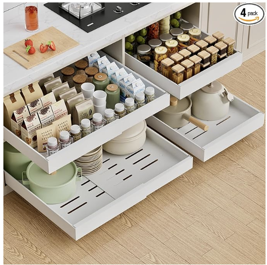 Pull-Out Cabinet Organizer Basket