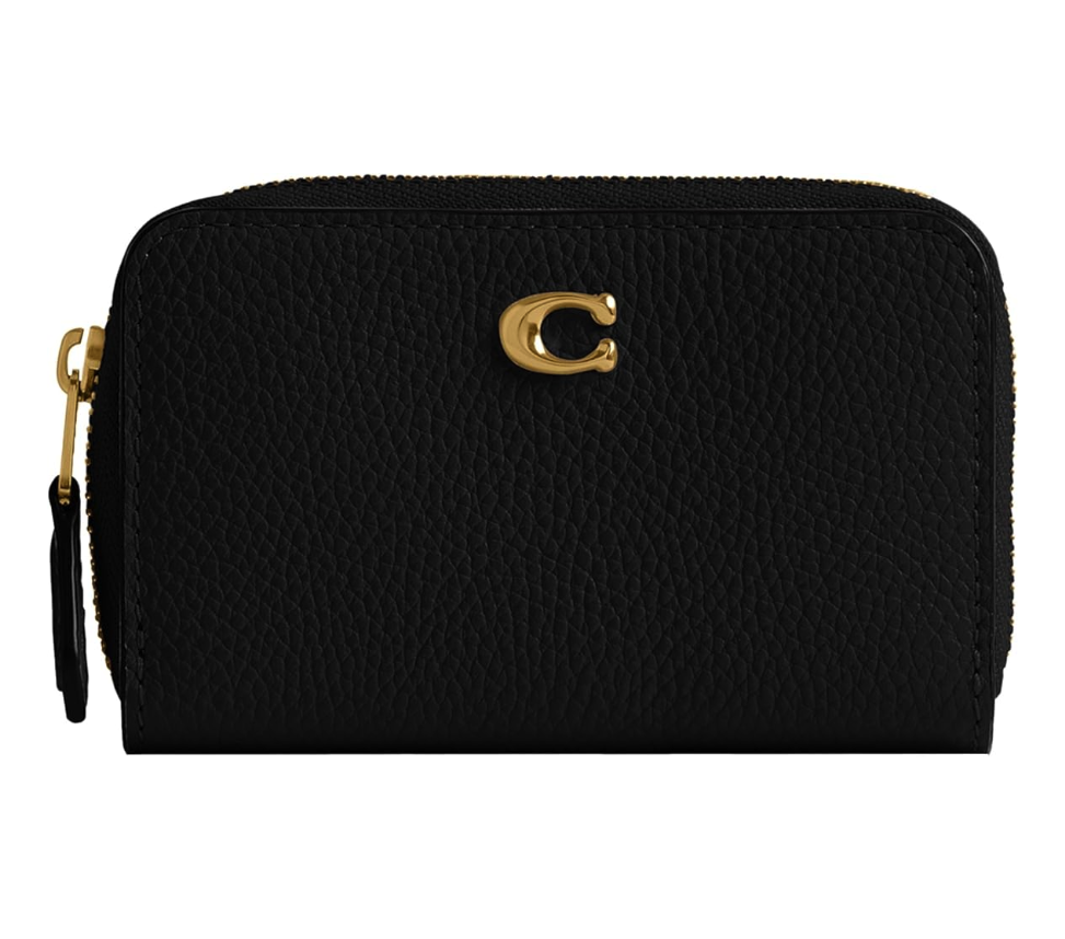 Coach Pebble Leather Slim Wallet